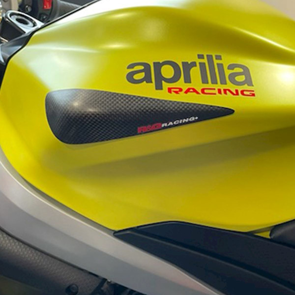 R&G Carbon Tank Sliders for Aprilia RS660 '21- & Tuono 660 '21--